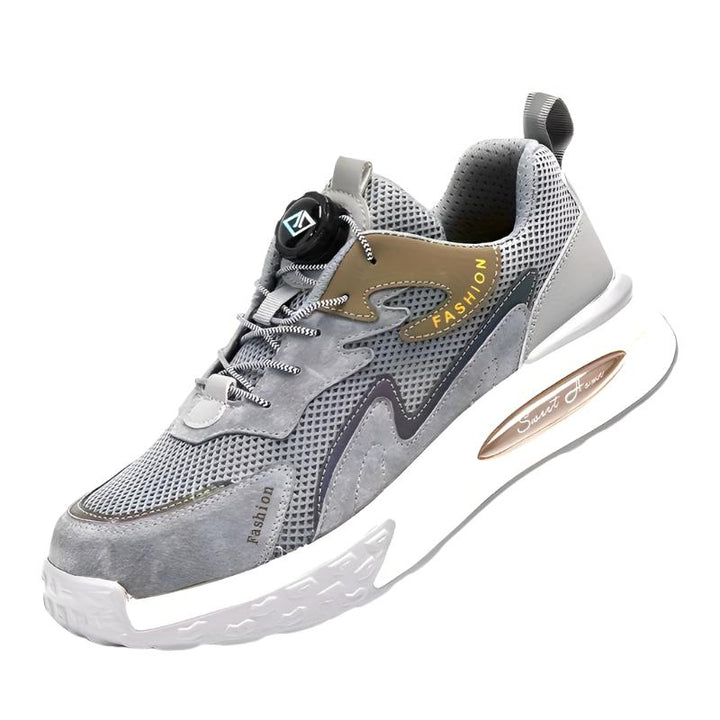 Levoire | Chaussures De Sécurité Sportives À La Marche Et À Semelle Surélevée Pour Hommes Gris 40