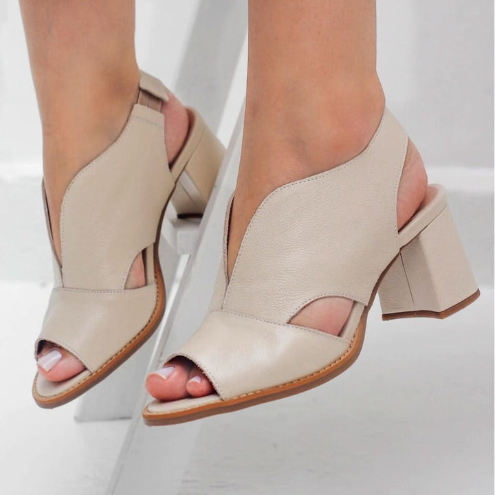 Levoire | Chic Bottes Hautes Pour Femmes Brun clair