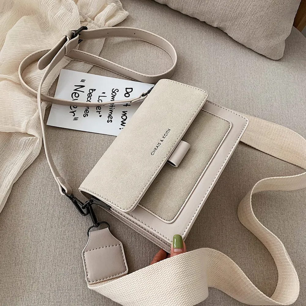Levoire | Sac Bandoulière Kristel Avec Fermeture À Rabat Confortable BEIGE