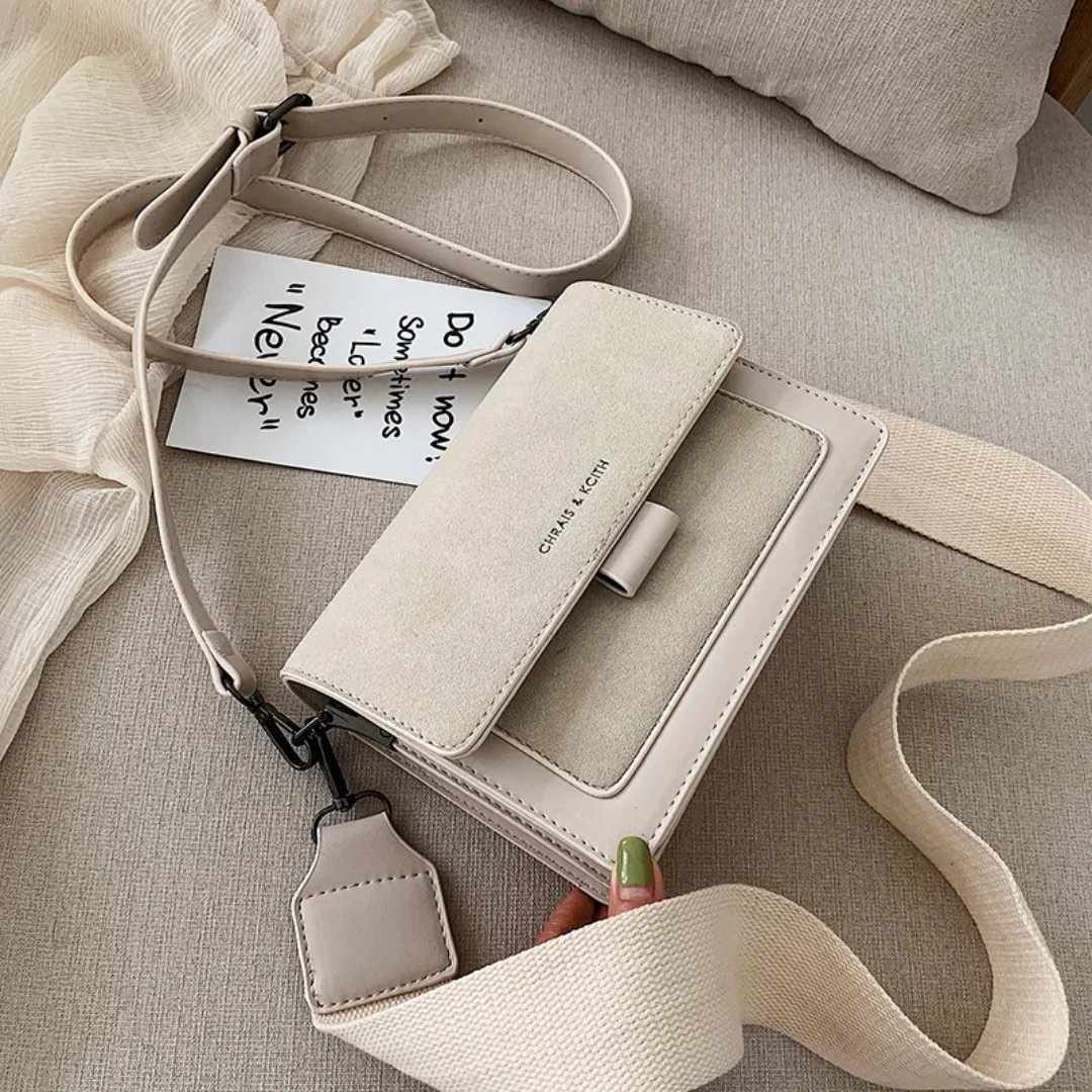 Levoire | Sac Bandoulière Kristel Avec Fermeture À Rabat Confortable BEIGE