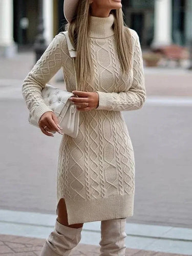 Levoire | Midi Robe Avec Col Roul
