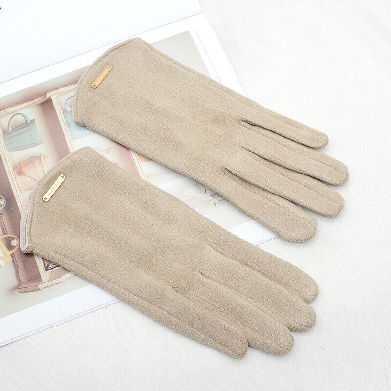 Levoire | Classique & Polyvalent Gants En Daim Pour Femmes Beige