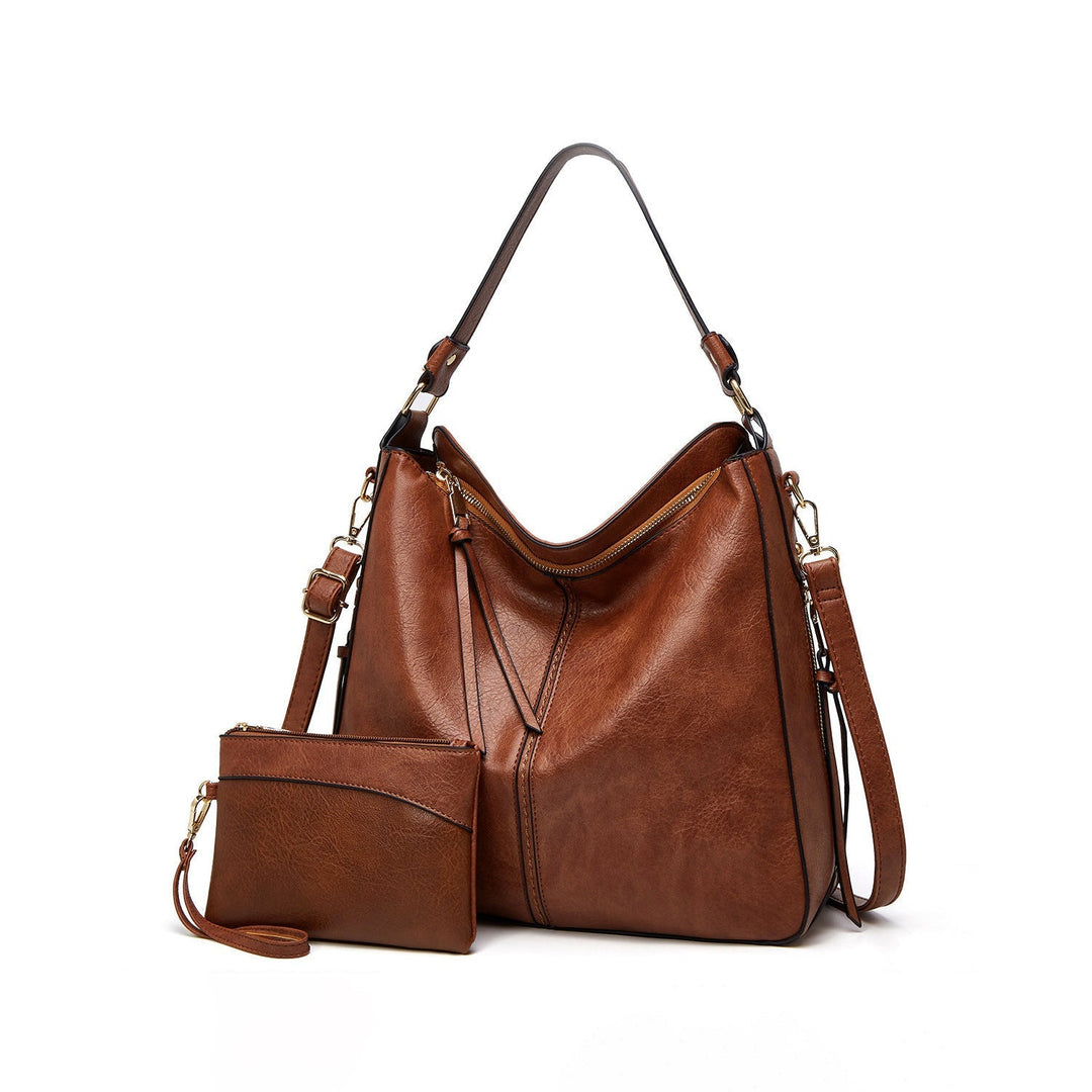 Levoire | Belgravia Sac À Bandoulière & Portefeuille Braun