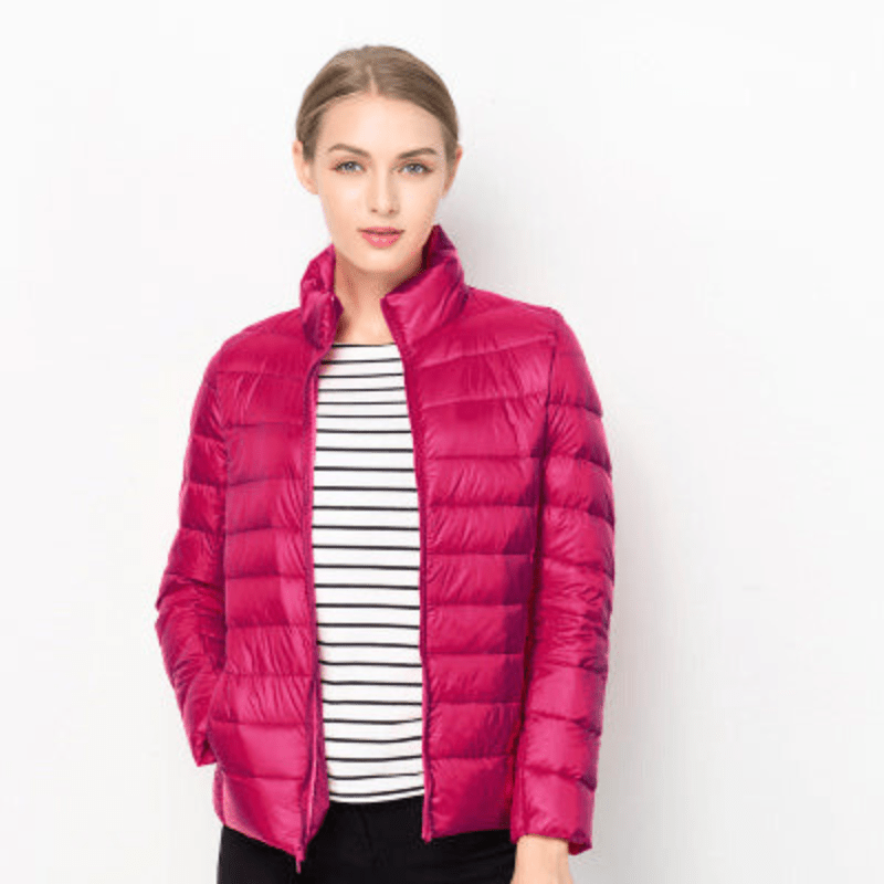 Levoire | Veste Femme Élégante Doudoune Légère Tendance & Confortable Rosa