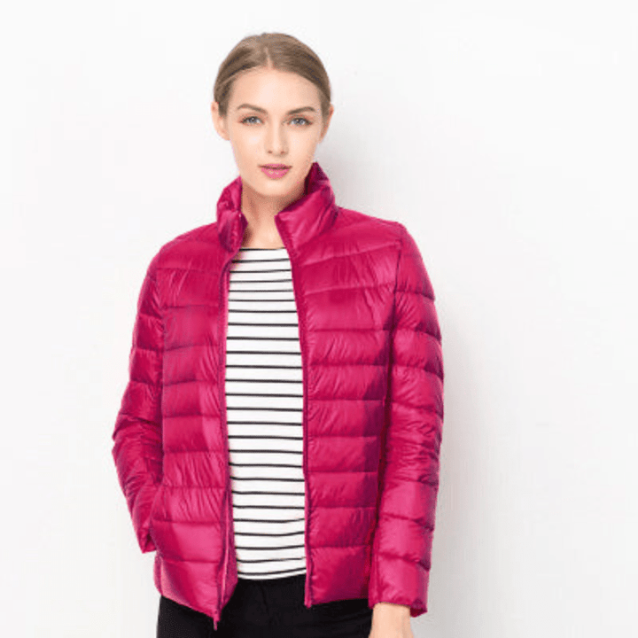 Levoire | Veste Femme Élégante Doudoune Légère Tendance & Confortable Rosa
