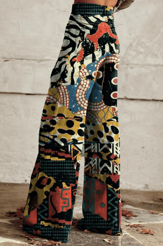 Levoire | Pantalon Boho Vintage À Coupe Décontractée