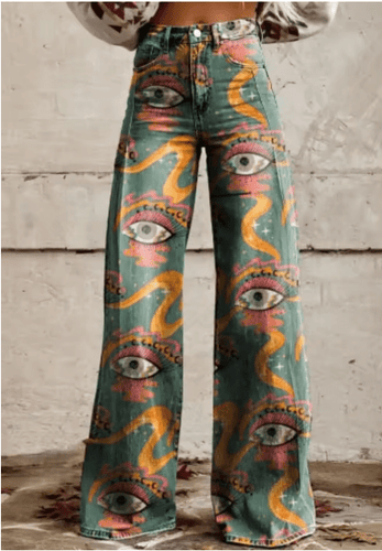 Levoire | Pantalon De Vin Vintage Boho Élégant Pour Des Tenues Stylées