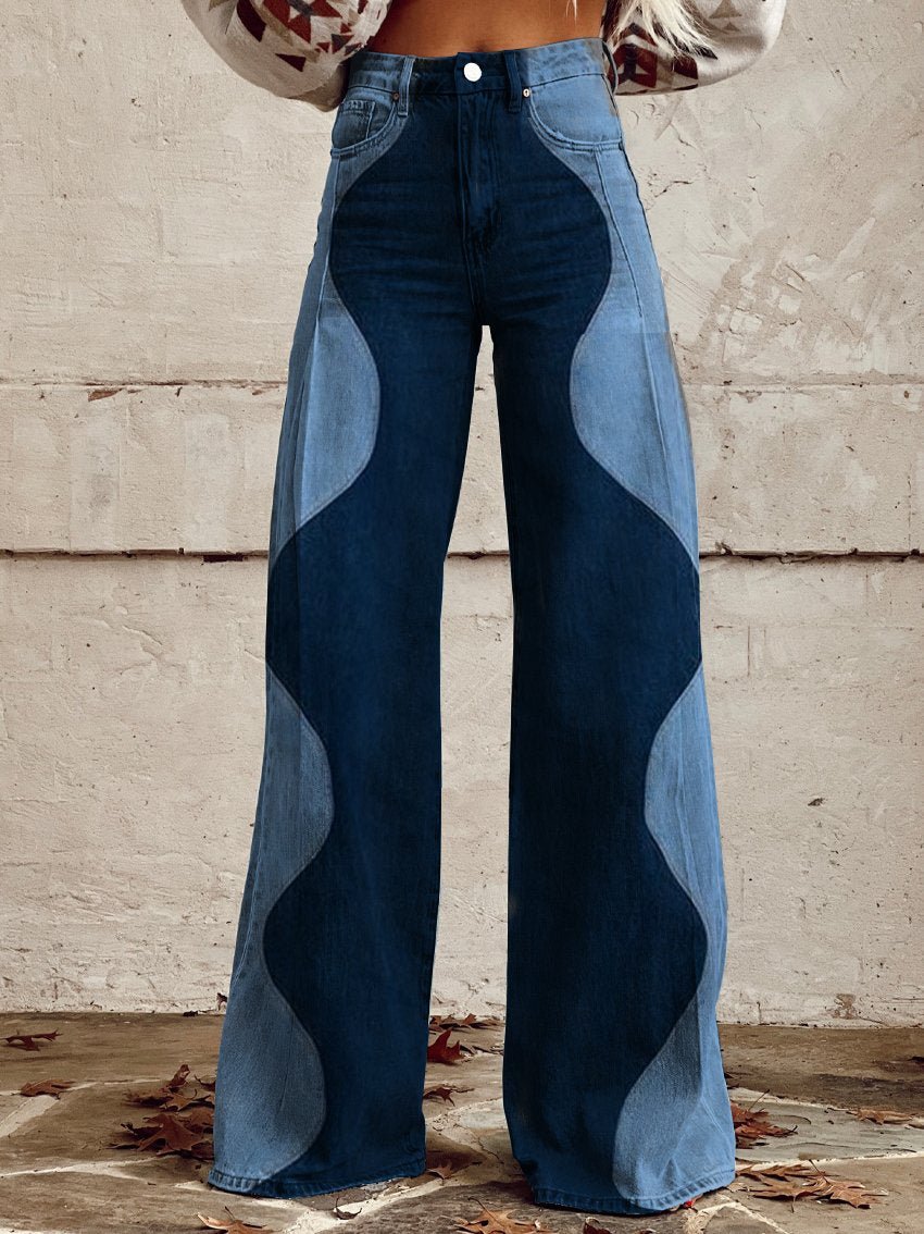 Levoire | Pantalon Boho Vintage Avec Motif Discret