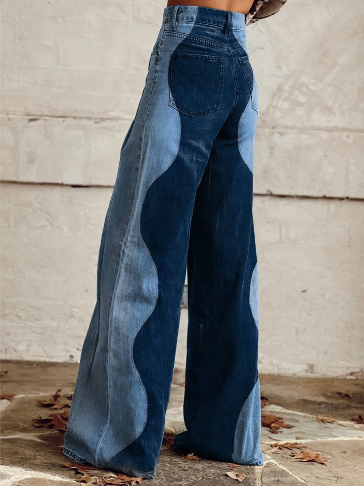 Levoire | Pantalon Boho Vintage Avec Motif Discret