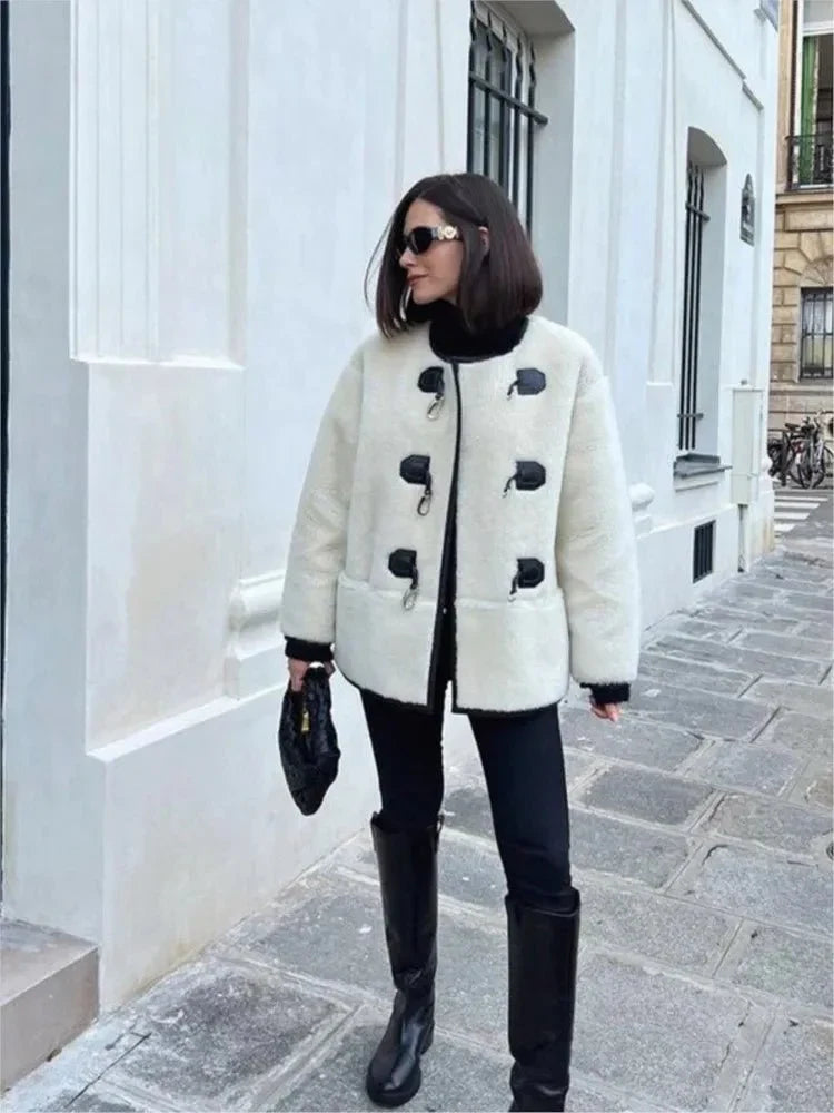 Levoire | Automne Veste En Laine Beige