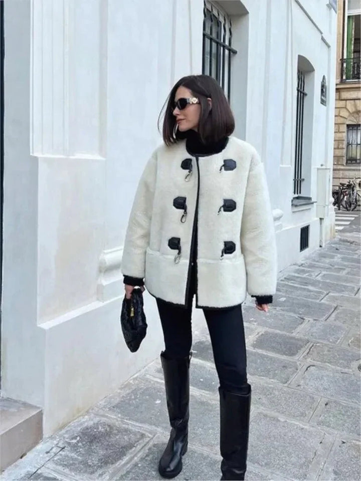Levoire | Automne Veste En Laine Beige