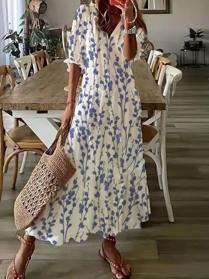 Levoire | Robe D'Été Bohème Bleu