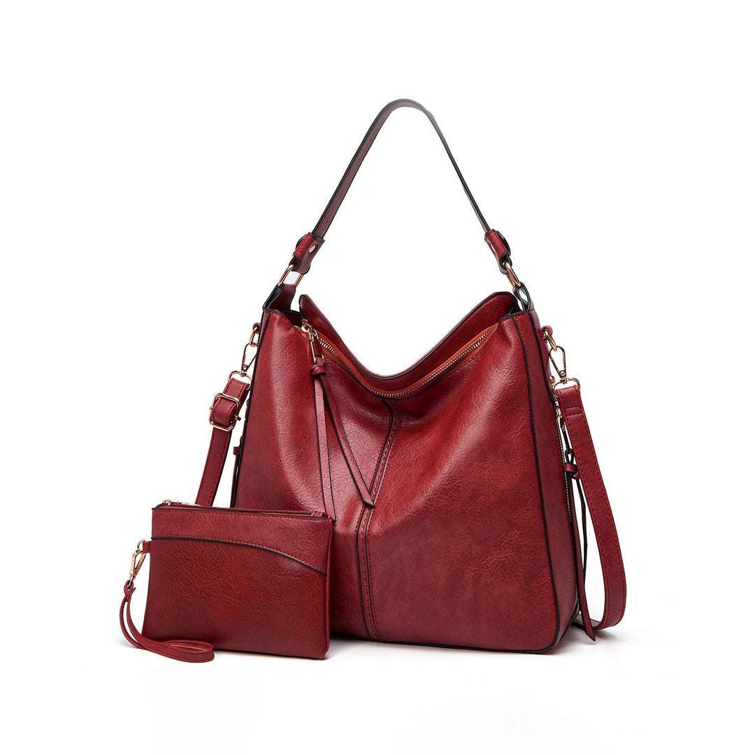 Levoire | Belgravia Sac À Bandoulière & Portefeuille Rot