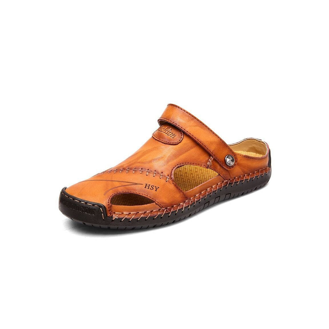 Levoire | Sandales En Cuir Sientä Jaune sombre brun