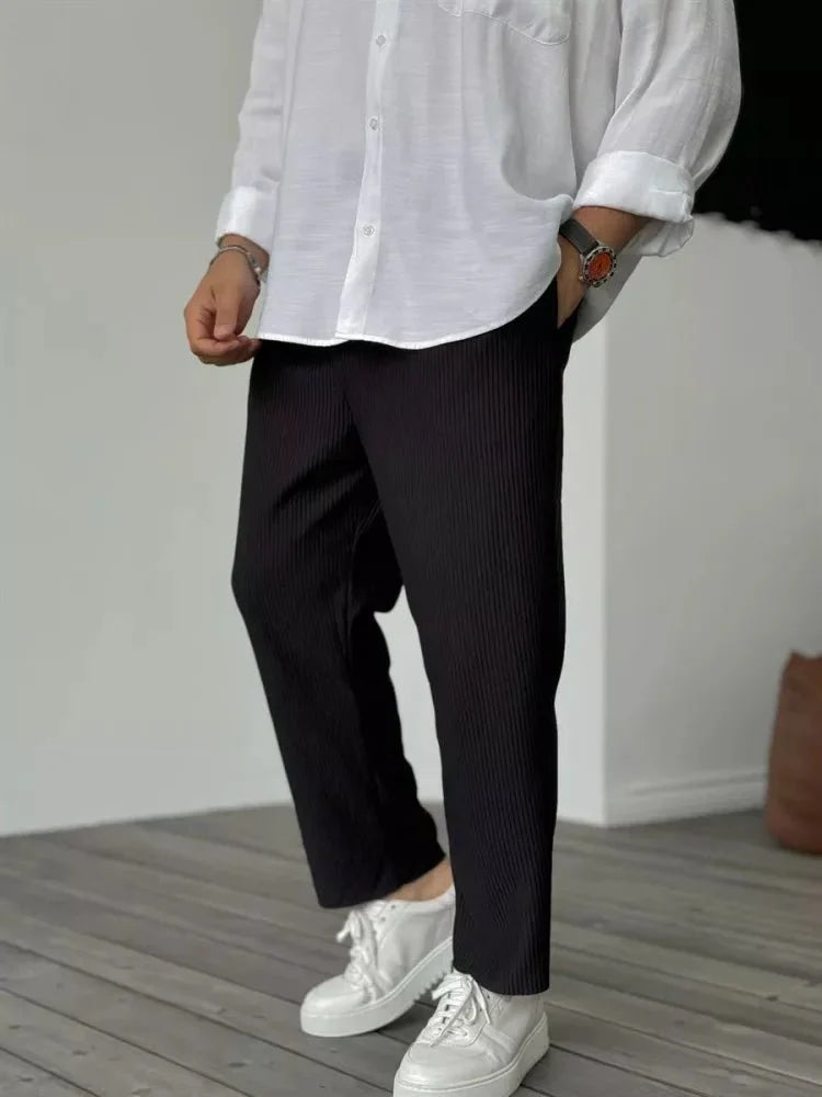 Levoire | Pantalon Élégant Pour Homme Noir