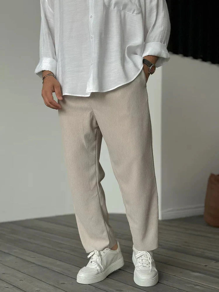 Levoire | Pantalon Élégant Pour Homme Beige