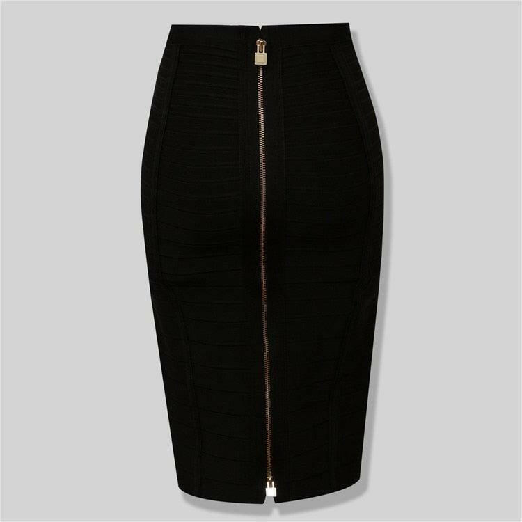 Levoire | Jupe Crayon Élégante Pour Femmes Noir