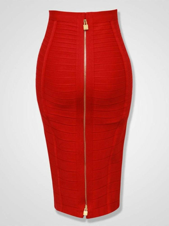 Levoire | Jupe Crayon Élégante Pour Femmes Rot