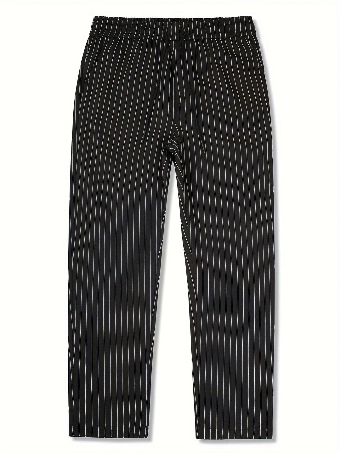 Levoire | Pantalons Pour Hommes Rayés Avec Jambes Droites