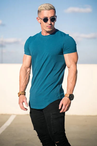 Levoire | T-Shirt Essentiel À Coupe Droite Bleu