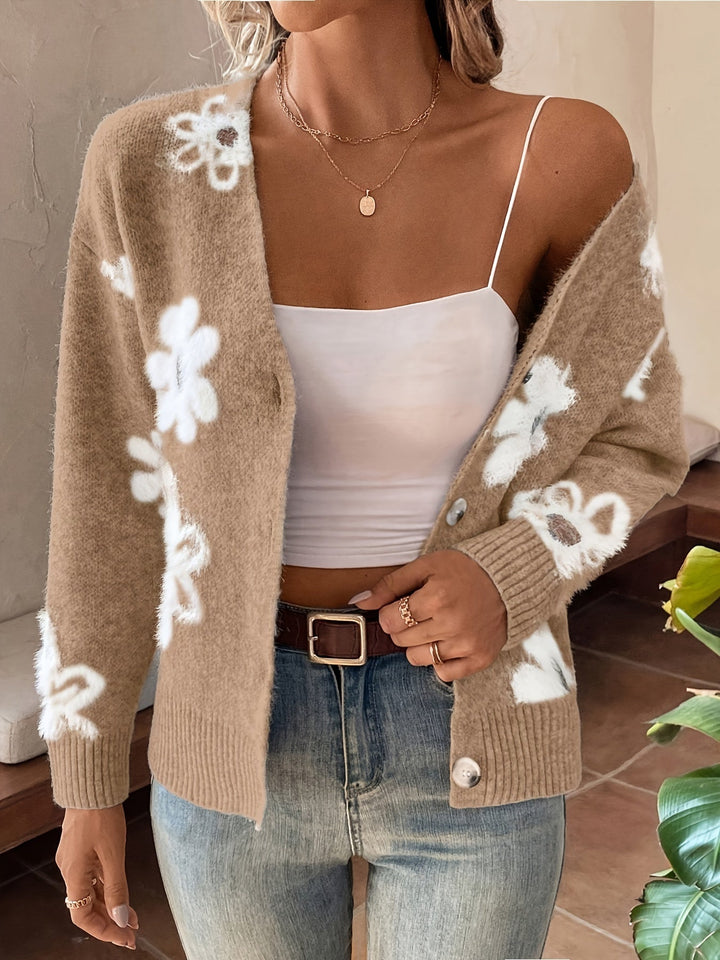 Levoire | Gilet Confortable Avec Motif Floral