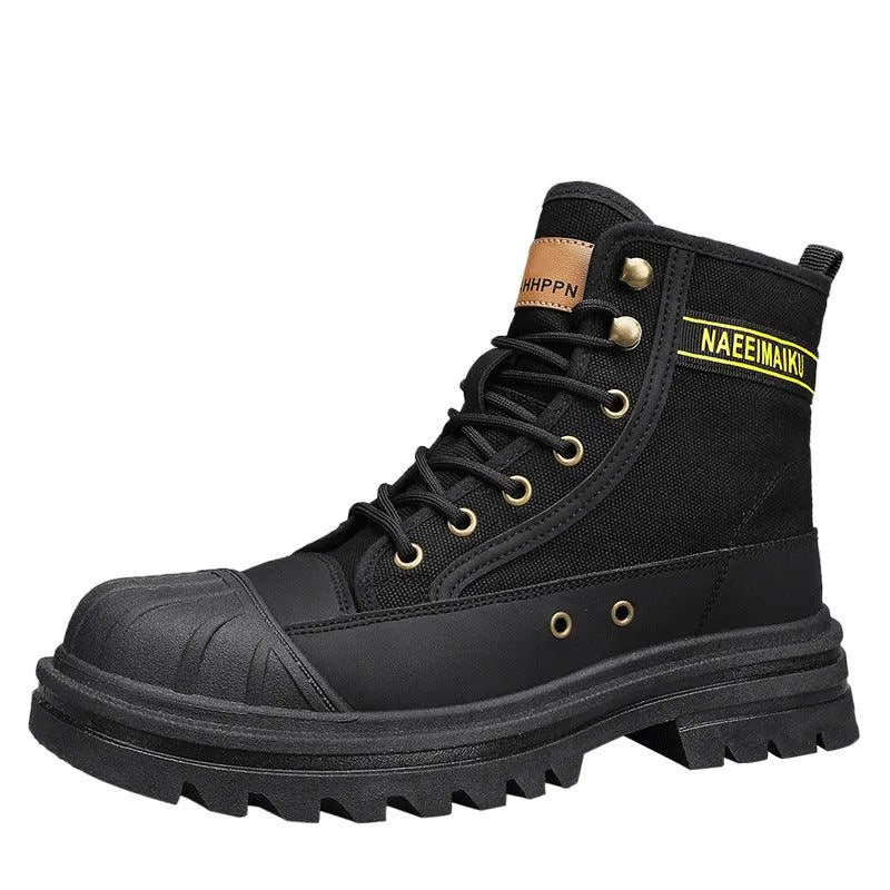 Levoire | Bottes en toile décontractées pour hommes avec semelle épaisse