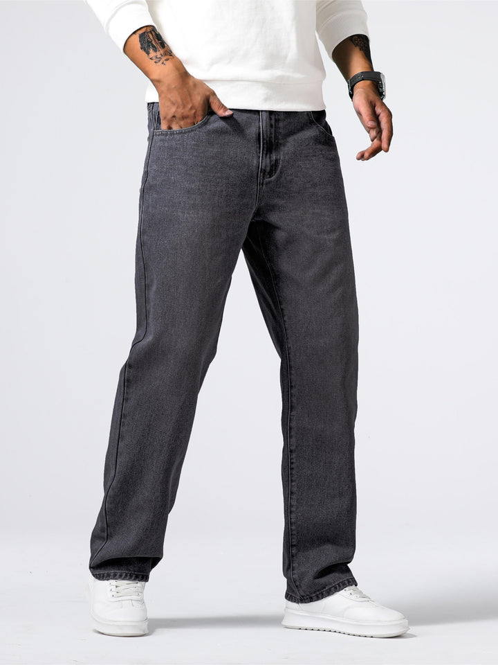 Levoire | Pantalons Détente Rento Droits Gris foncé