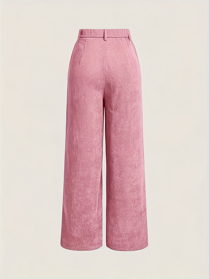 Levoire | Pantalons En Vin Taille Haute