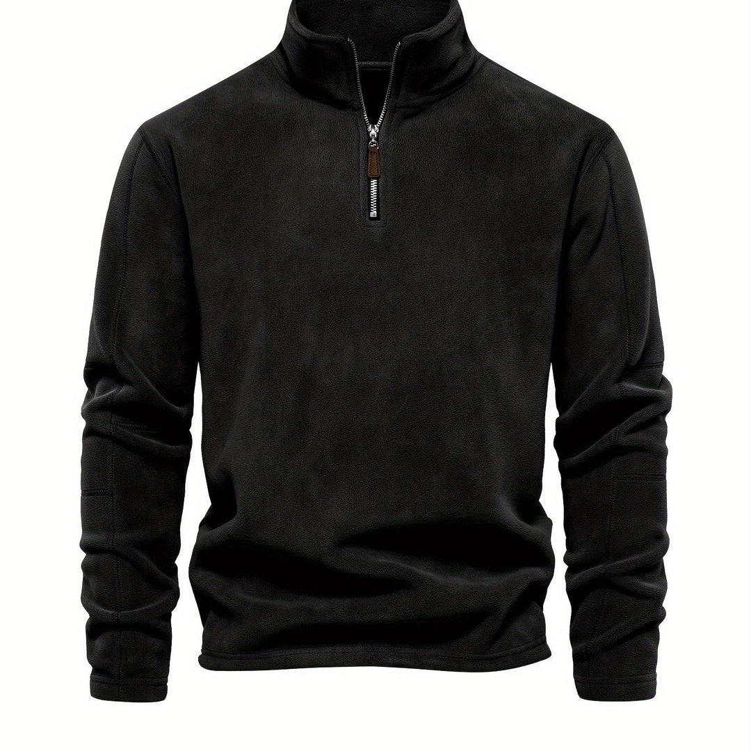 Levoire | Veste À Col En V Pour Homme Avec Zip Et Col En V