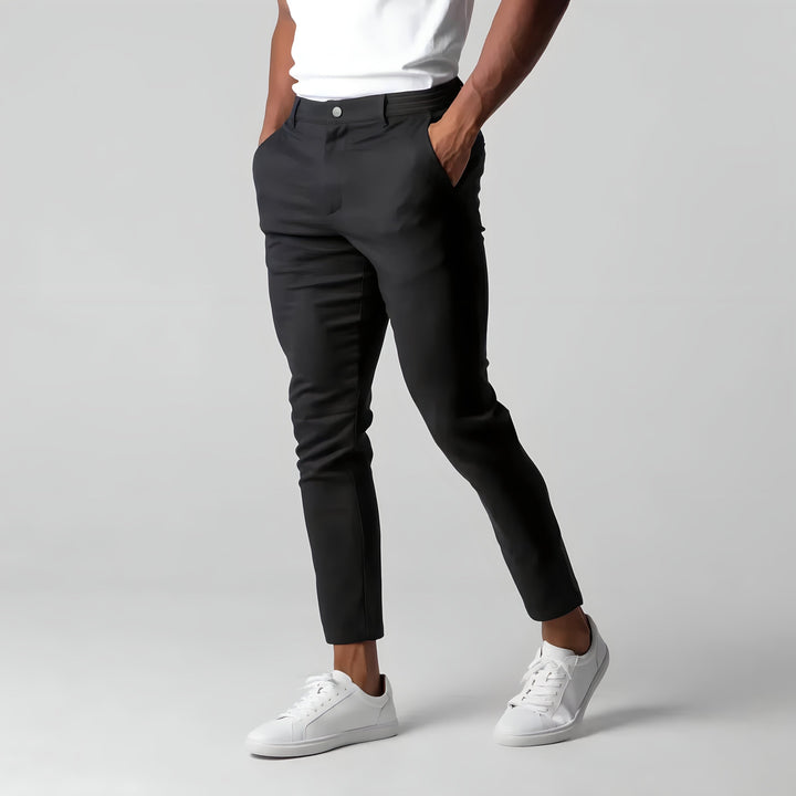 Levoire | Chino Stretch Anti-Rides Noir