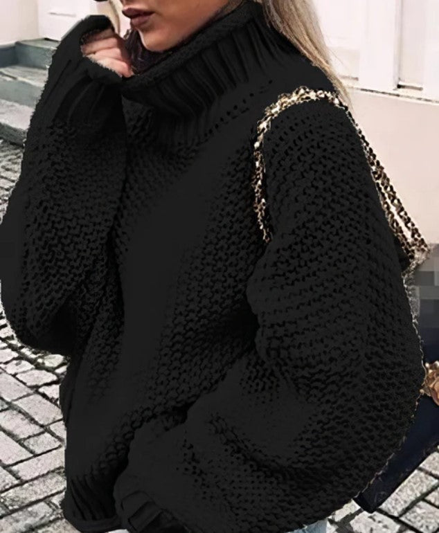 Levoire | Pull D'Hiver Moderne Et Décontracté Noir