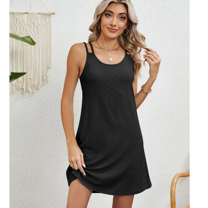 Levoire | Élégante Robe Casual Courte Noir