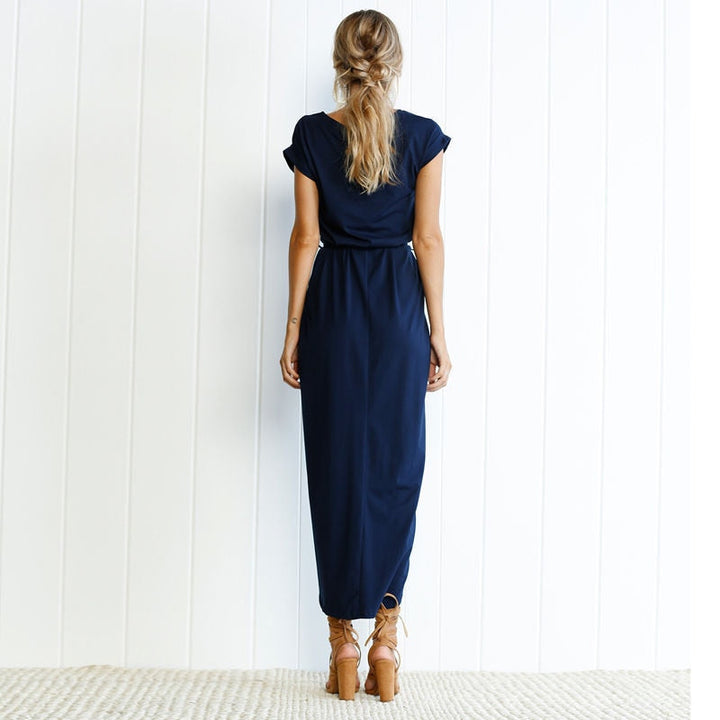 Levoire | Robe Portefeuille Navy