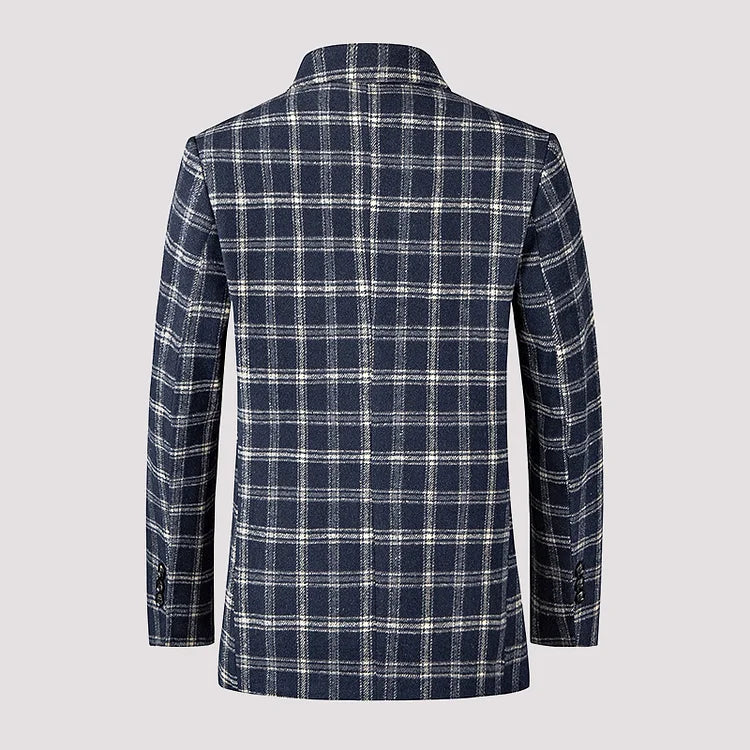 Levoire | Blazer Décontracté À Carreaux