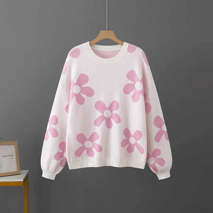 Levoire | Pull-Over À Motifs Floraux Blanc