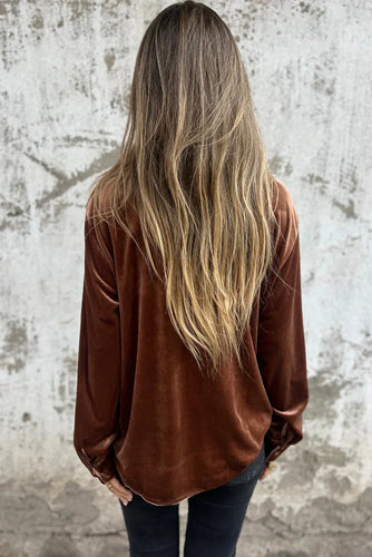 Levoire | Blouse en velours Napilla
