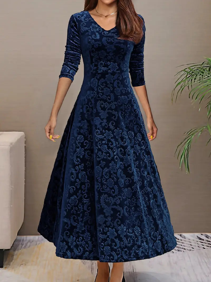Levoire - Robe évasée élégante Bleu