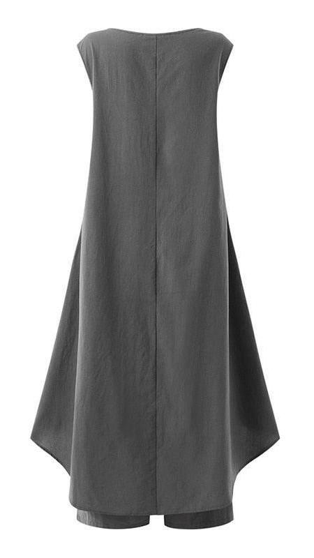 Levoire | Femmes Boho Sans Manches Ensemble De Deux Pièces Parfait Pour Le Travail Ou Les Jours Décontractés