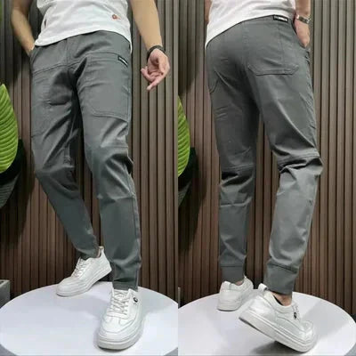Levoire | Pantalon Cargo Homme Avec Haute Élasticité Et Poches Gris