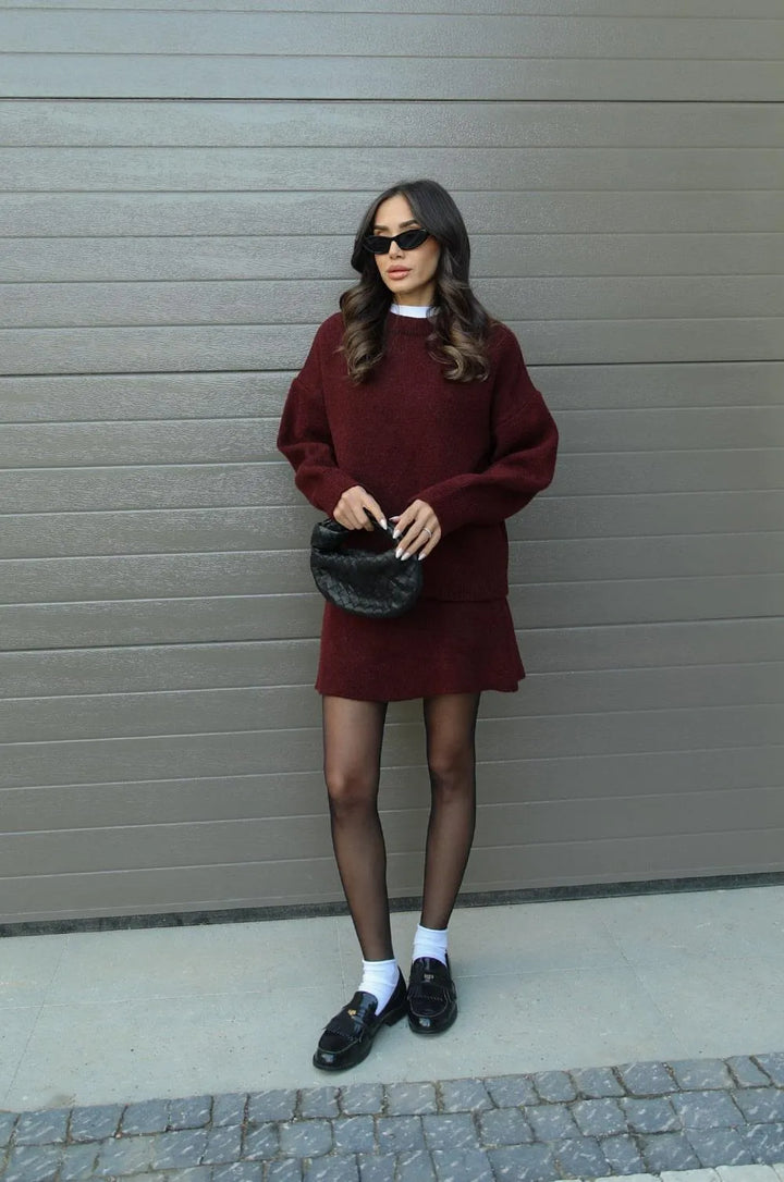Levoire | Ensemble Tricot (Haut + Jupe)