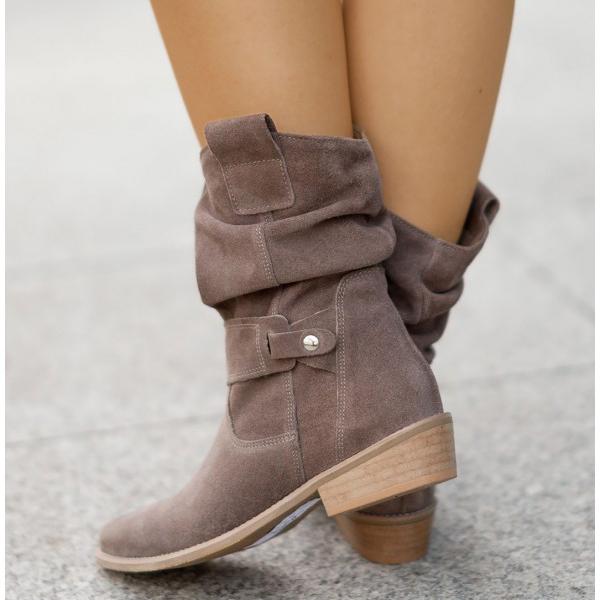Levoire | Bottes Avec Ouverture Zippée Simple Braun