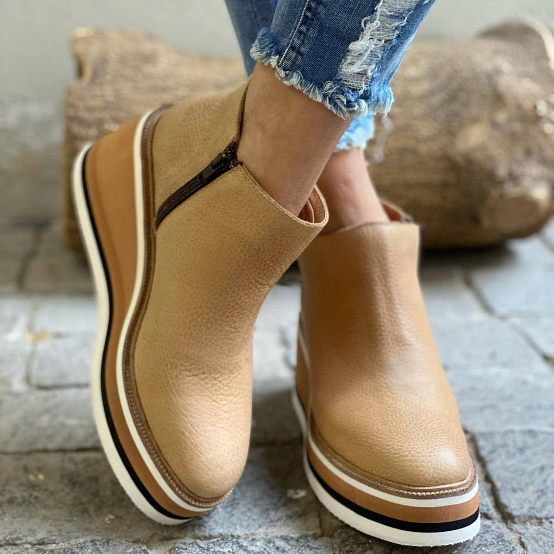 Levoire | Bottes de cheville de Glasgow Crème