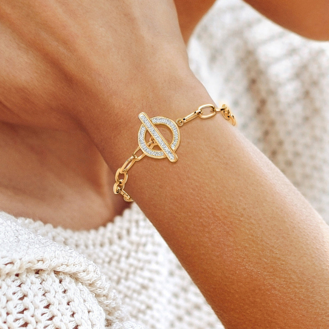 Levoire | en acier inoxydable ornée de cristaux Swarovski - Livraison offerte