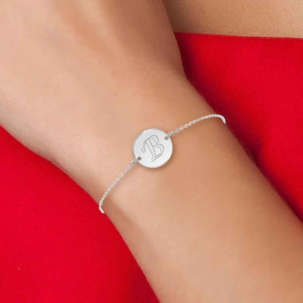 Levoire | lettre initiale en acier inoxydable - Livraison Offerte B Argent