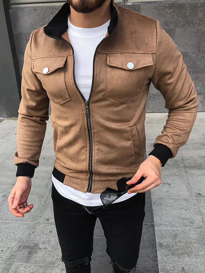 Levoire | Moderner Blouson Homme Khaki