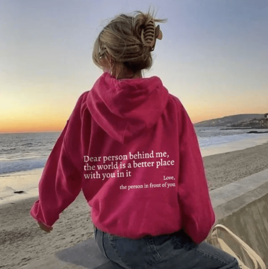 Levoire | Grande taille sweat à capuche femme jumper sweatshirt Rot