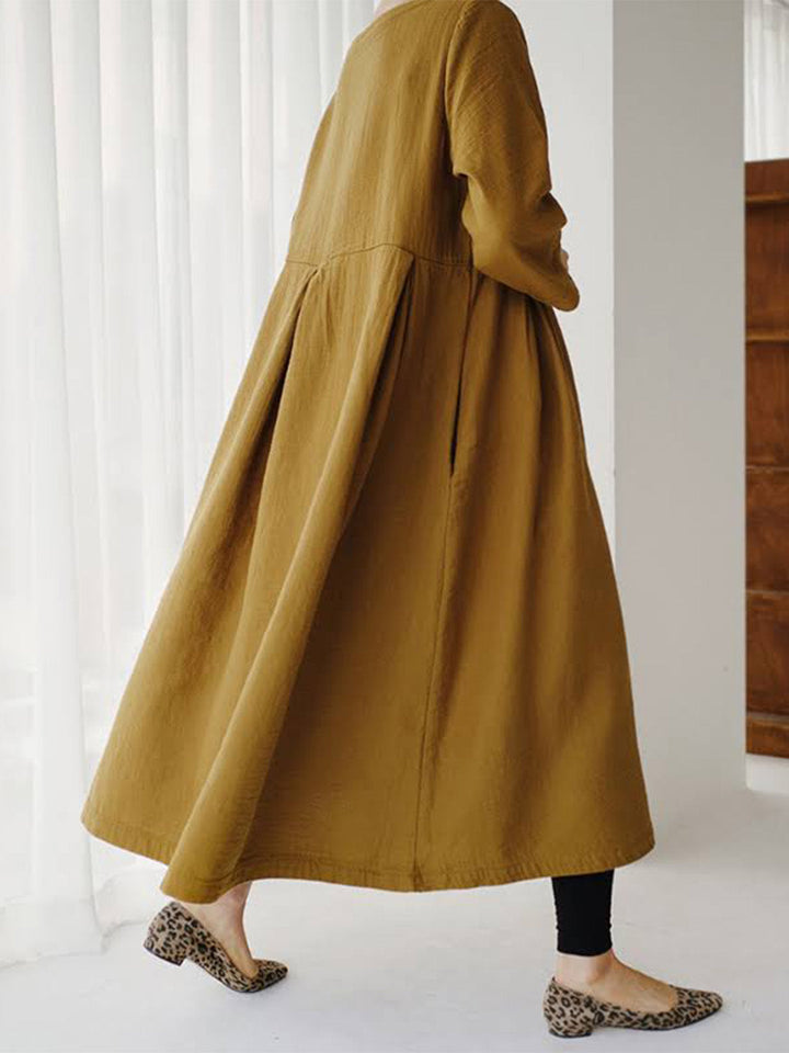 Levoire | Robes En Lin Amples Avec Poches Latérales