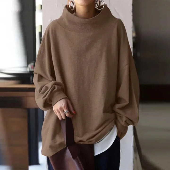 Levoire | Robe Pull Élégante Intemporelle marron