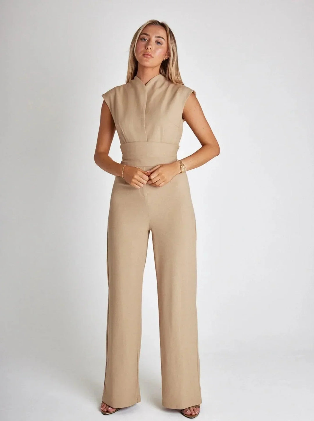 Levoire | Robe Décontractée Avec Imprimé Tropical Khaki
