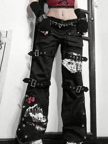 Levoire | Ceinture À Boucles Jeans Cargo Imprimés